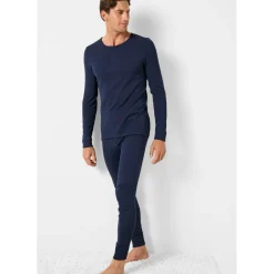 Tee Shirt à manches longues pour homme marine foncé Thermolactyl