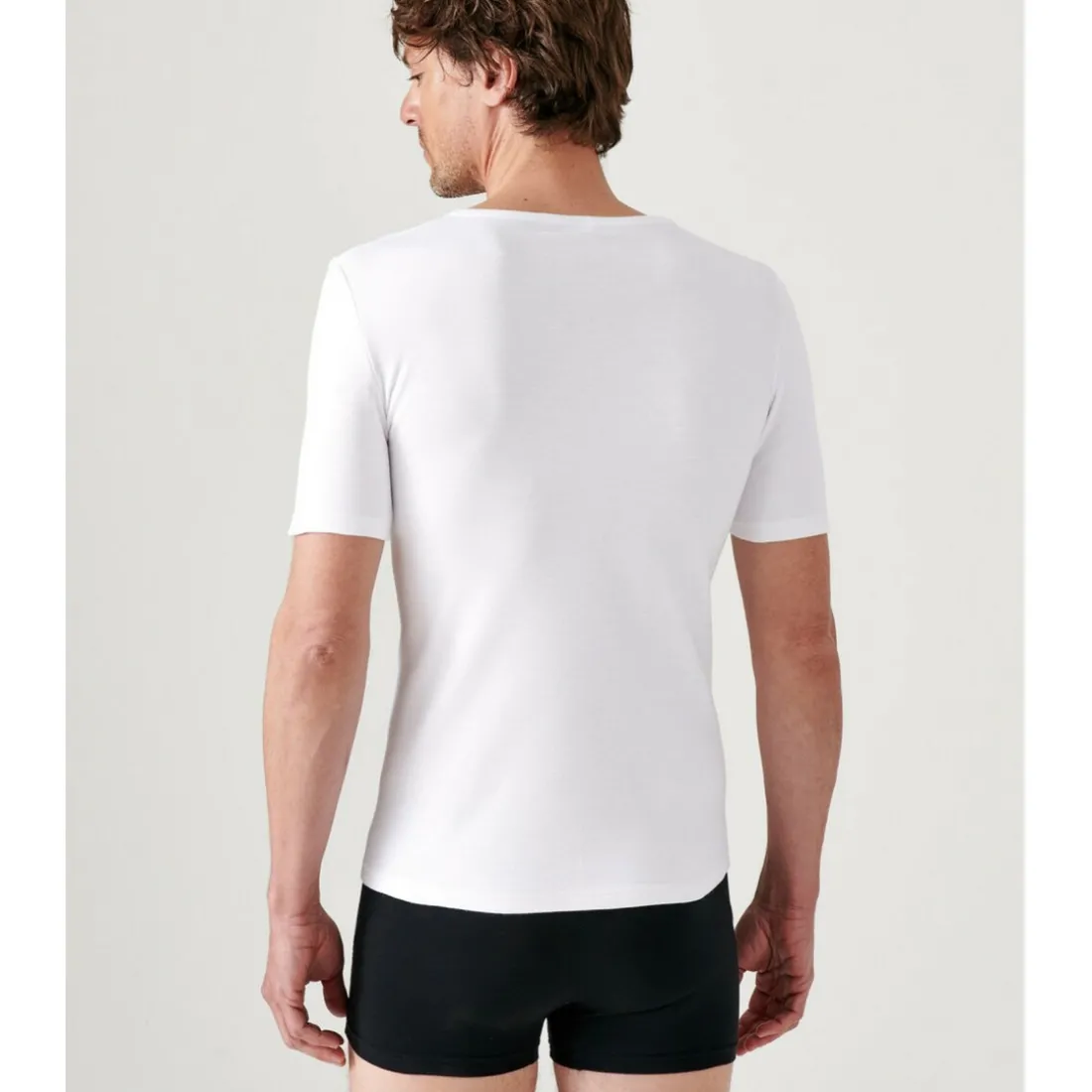 Tee Shirt Manches Courtes Blanc Thermolactyl