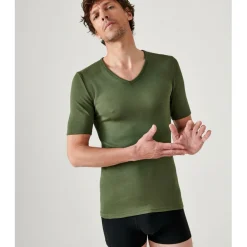 Tee Shirt Manches Courtes Kaki Thermolactyl