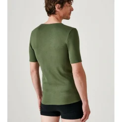 Tee Shirt Manches Courtes Kaki Thermolactyl