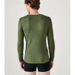 Tee Shirt Manches Longues Kaki Thermolactyl