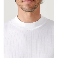 Tee Shirt pour homme à manches longues et col montant blanc Thermolactyl