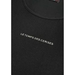 Tee-hirt VIRGINIA noir en coton