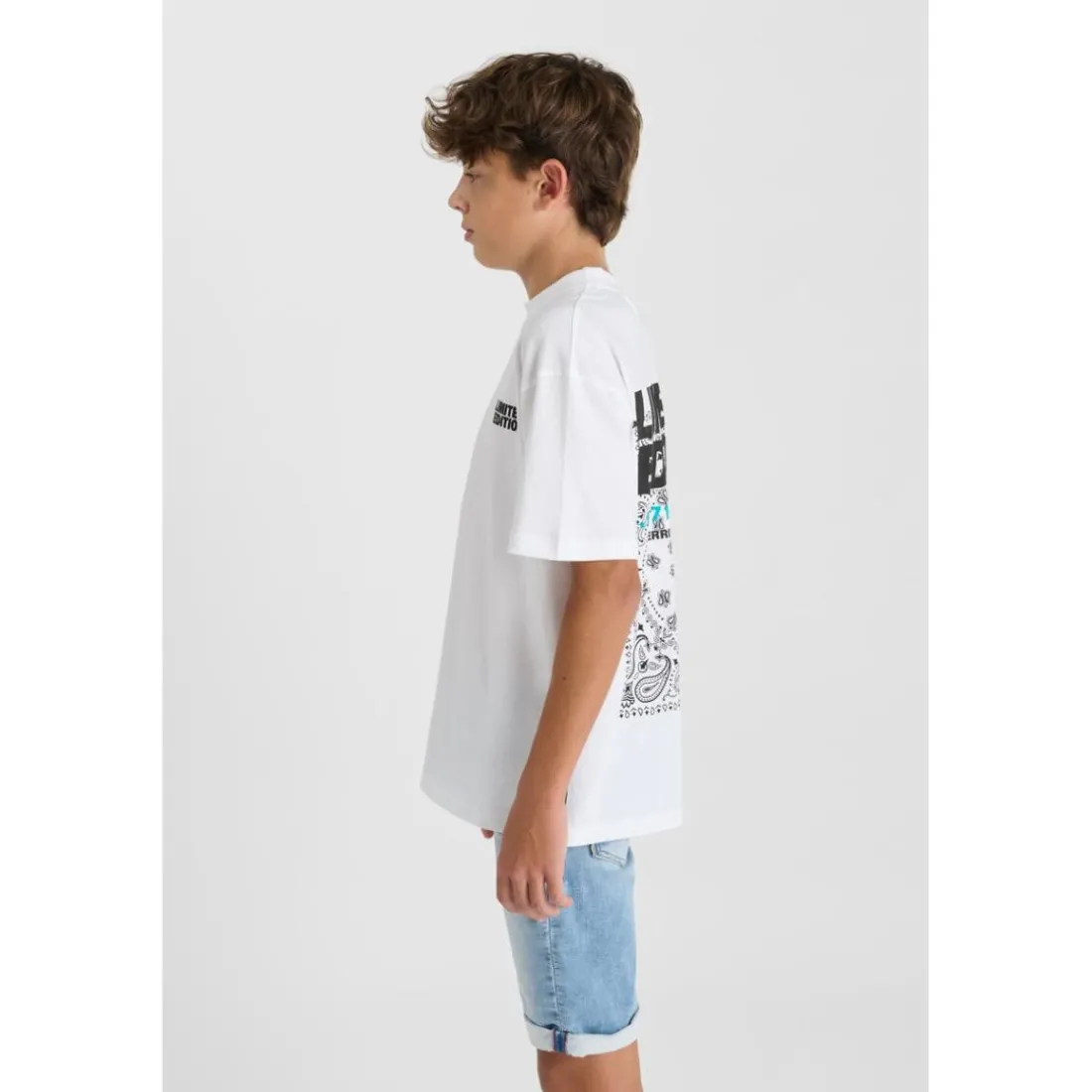 Tee-Shirt garçon JACKBO blanc Ken