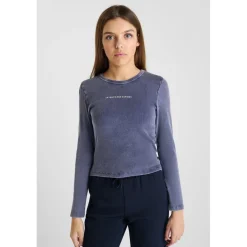 Tee-Shirt ALBINGI bleu en coton Amy