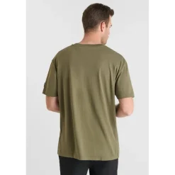 Tee-Shirt BATISTA kaki en coton Ray