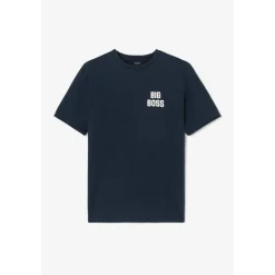 Tee-Shirt CLARKSON bleu en coton Fabe