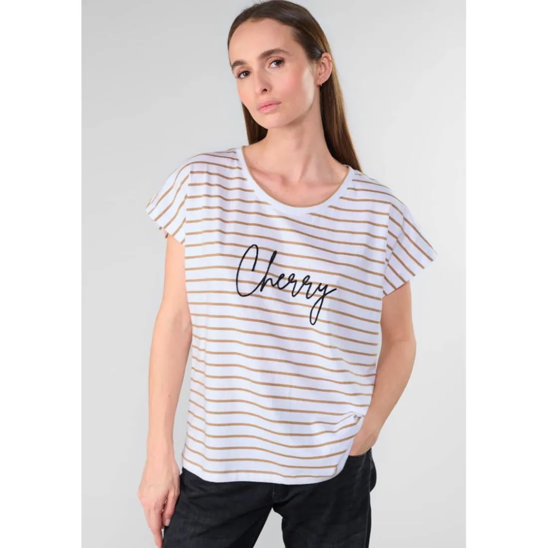 Tee-Shirt COTTARD blanc Pax en coton