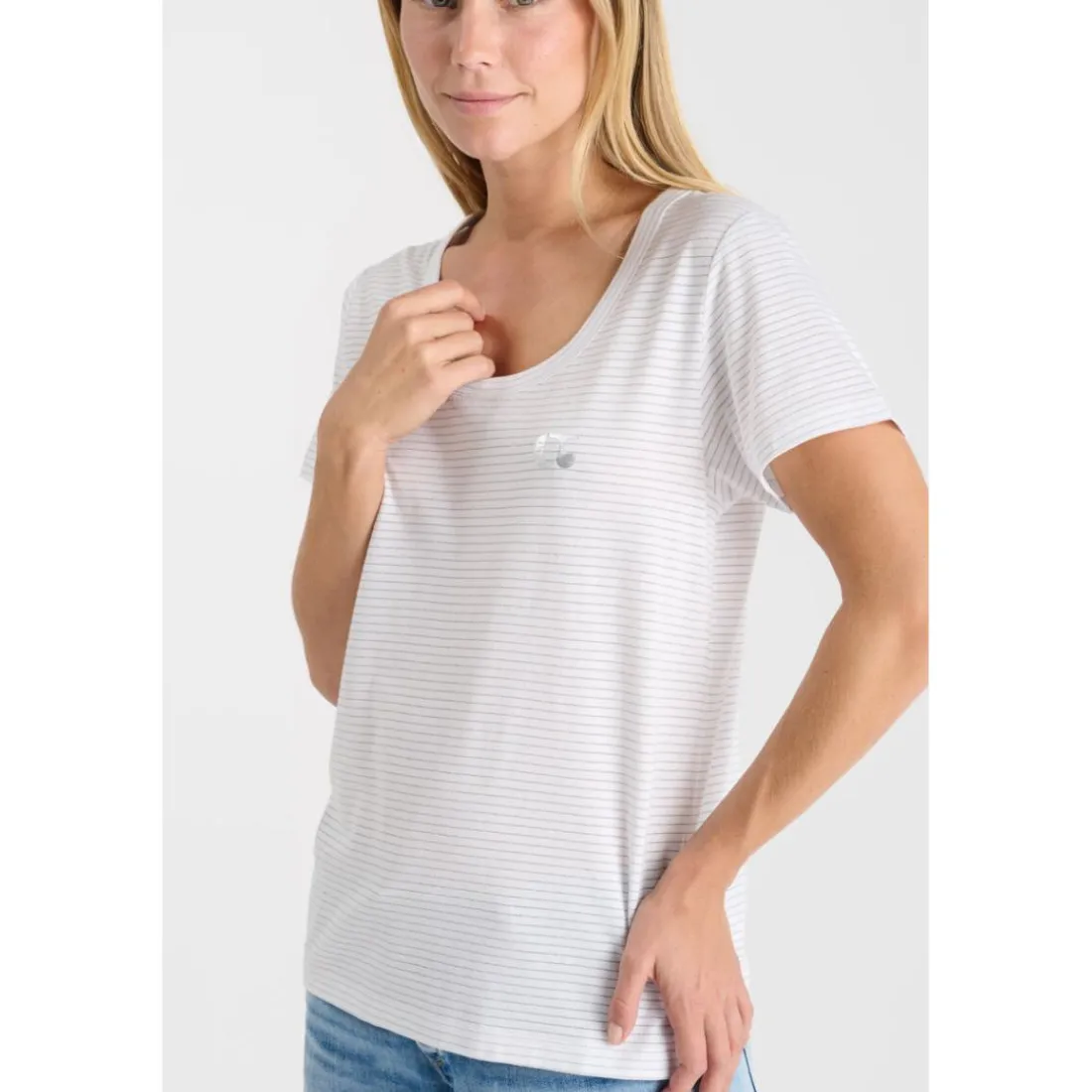 Tee-Shirt EDWIGE blanc en coton Kai