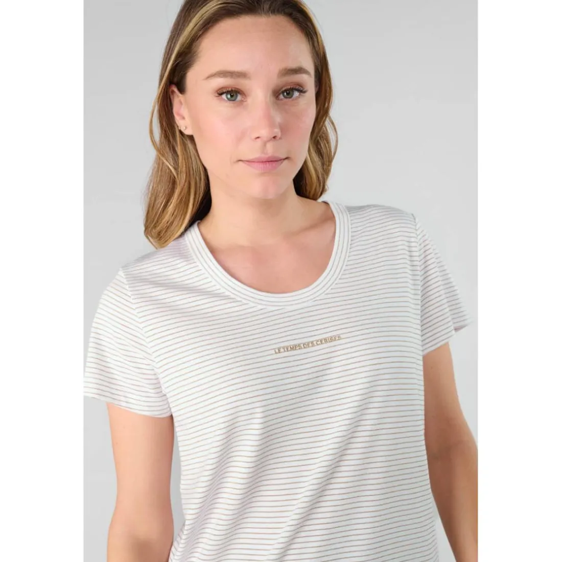 Tee-Shirt EDWIGE blanc Ines en coton