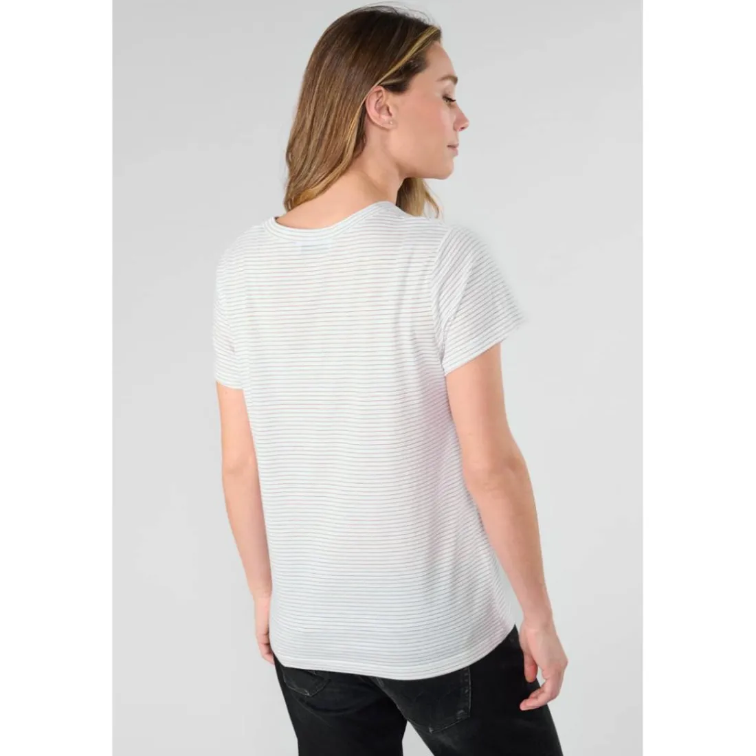 Tee-Shirt EDWIGE blanc Ines en coton