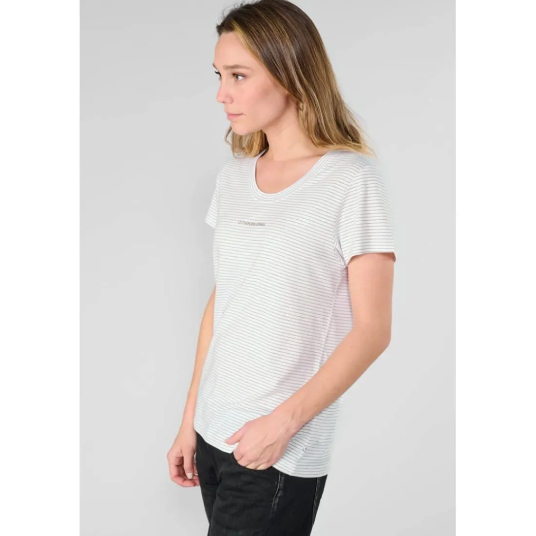 Tee-Shirt EDWIGE blanc Ines en coton