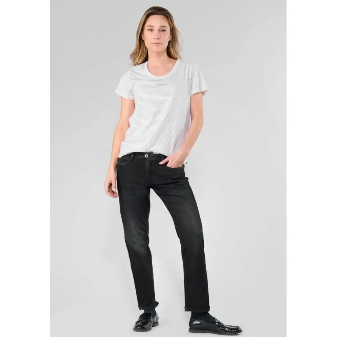 Tee-Shirt EDWIGE blanc Ines en coton