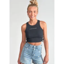 Tee-Shirt fille MARAGI noir en coton