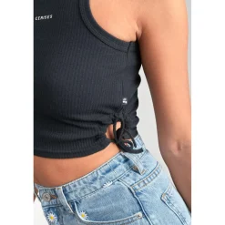 Tee-Shirt fille MARAGI noir en coton
