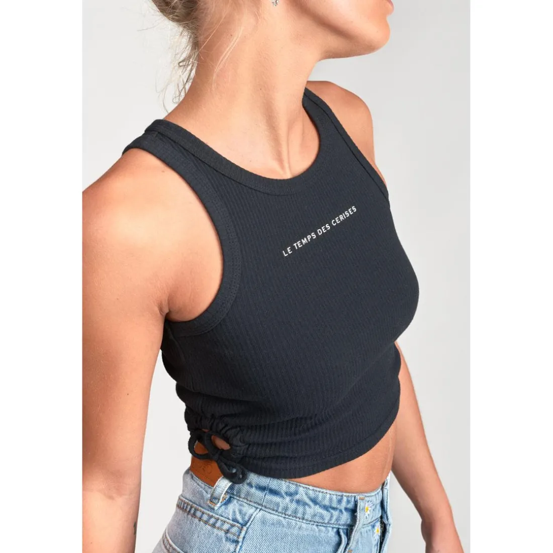 Tee-Shirt fille MARAGI noir en coton