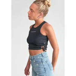 Tee-Shirt fille MARAGI noir en coton