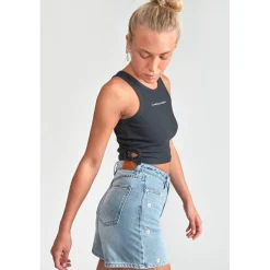Tee-Shirt fille MARAGI noir en coton