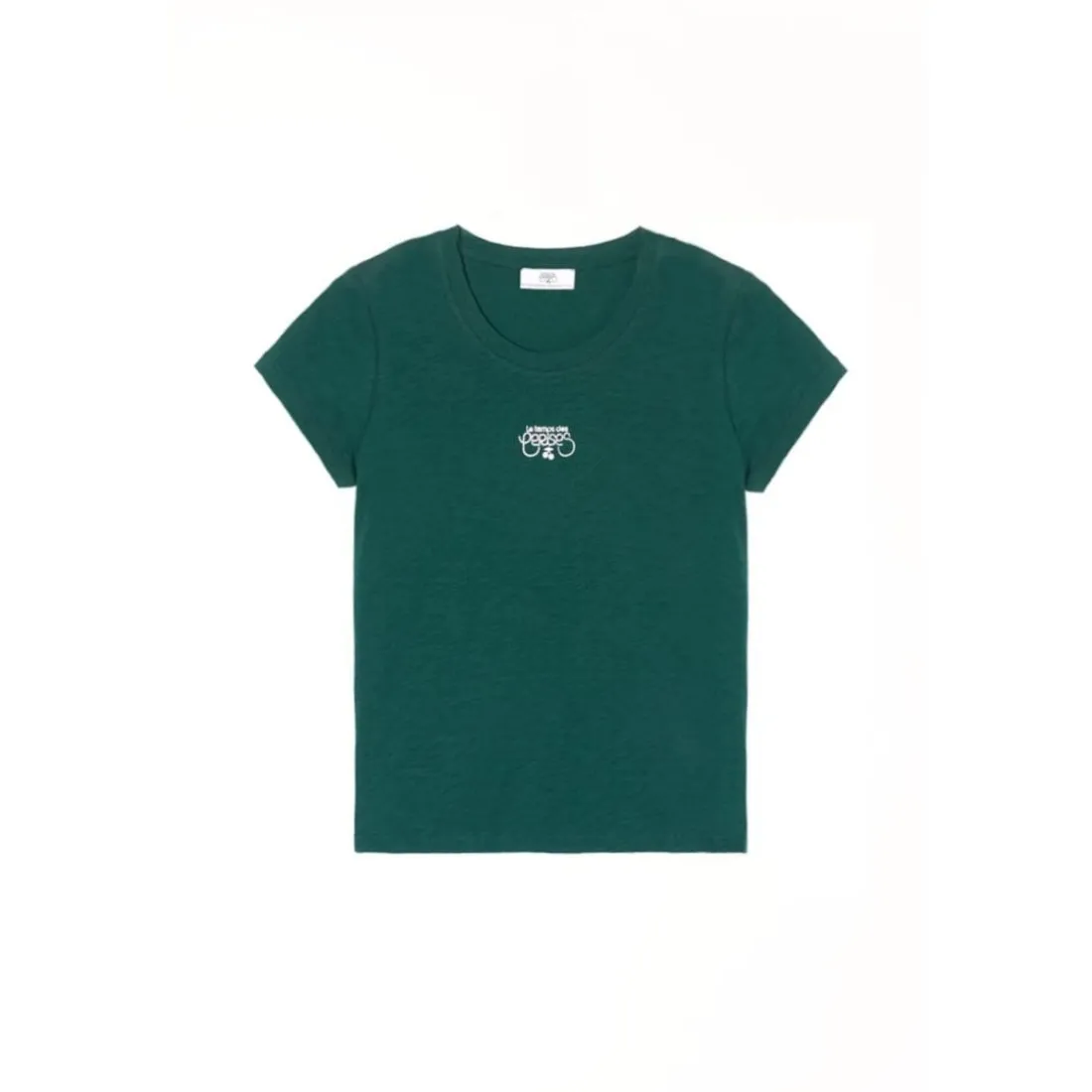 Tee-Shirt fille REMUSGI vert Pey en coton