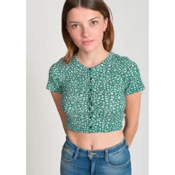 Tee-Shirt fille SILOEGI vert