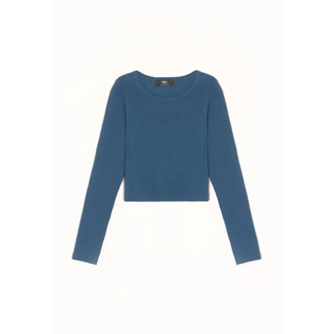 Tee-Shirt fille VIRGINIA bleu Fleur en coton