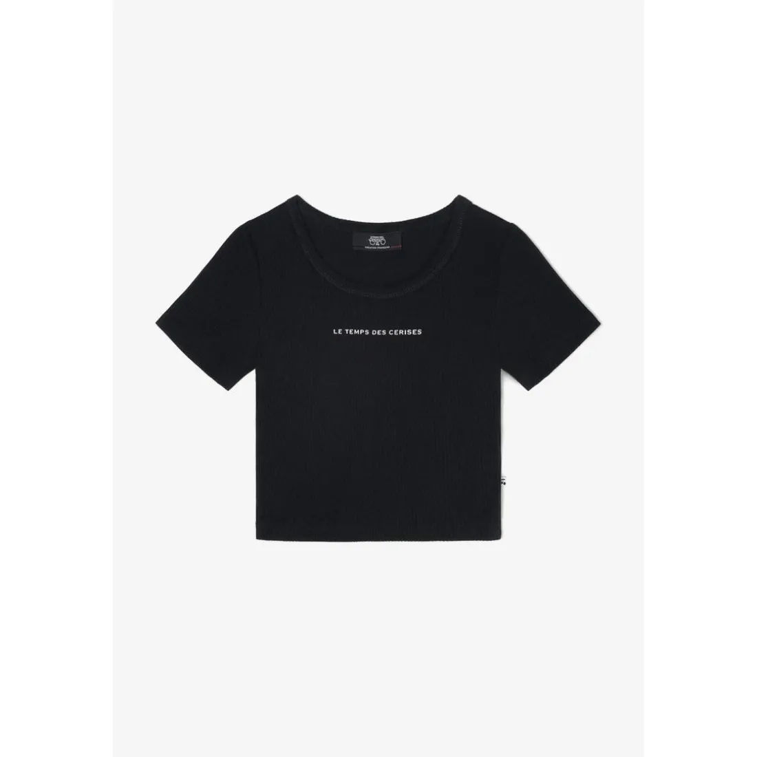 Tee-Shirt fille YUKONGI noir en coton