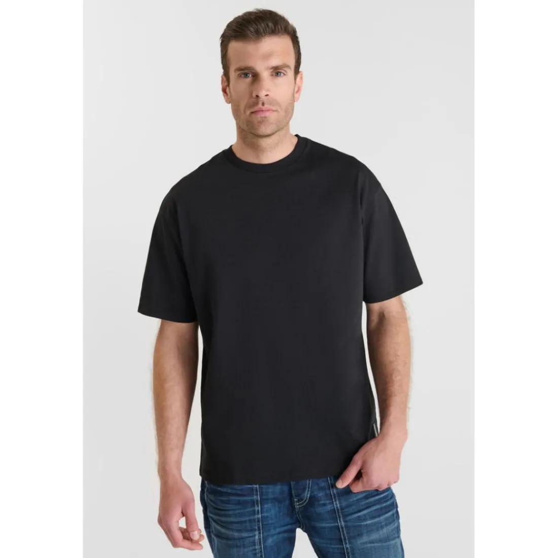 Tee-Shirt FRAKE noir en coton Igor