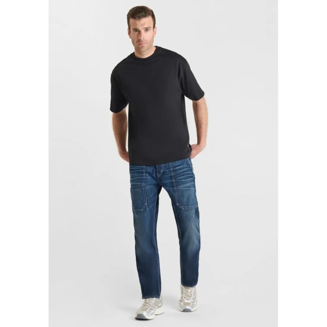 Tee-Shirt FRAKE noir en coton Igor