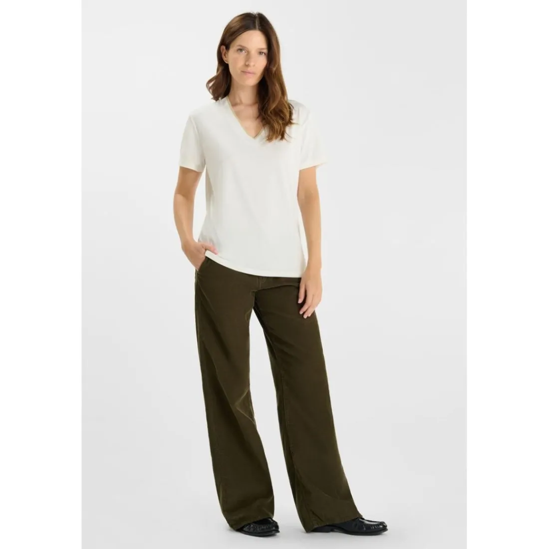Tee-Shirt FUKA blanc en coton Maya