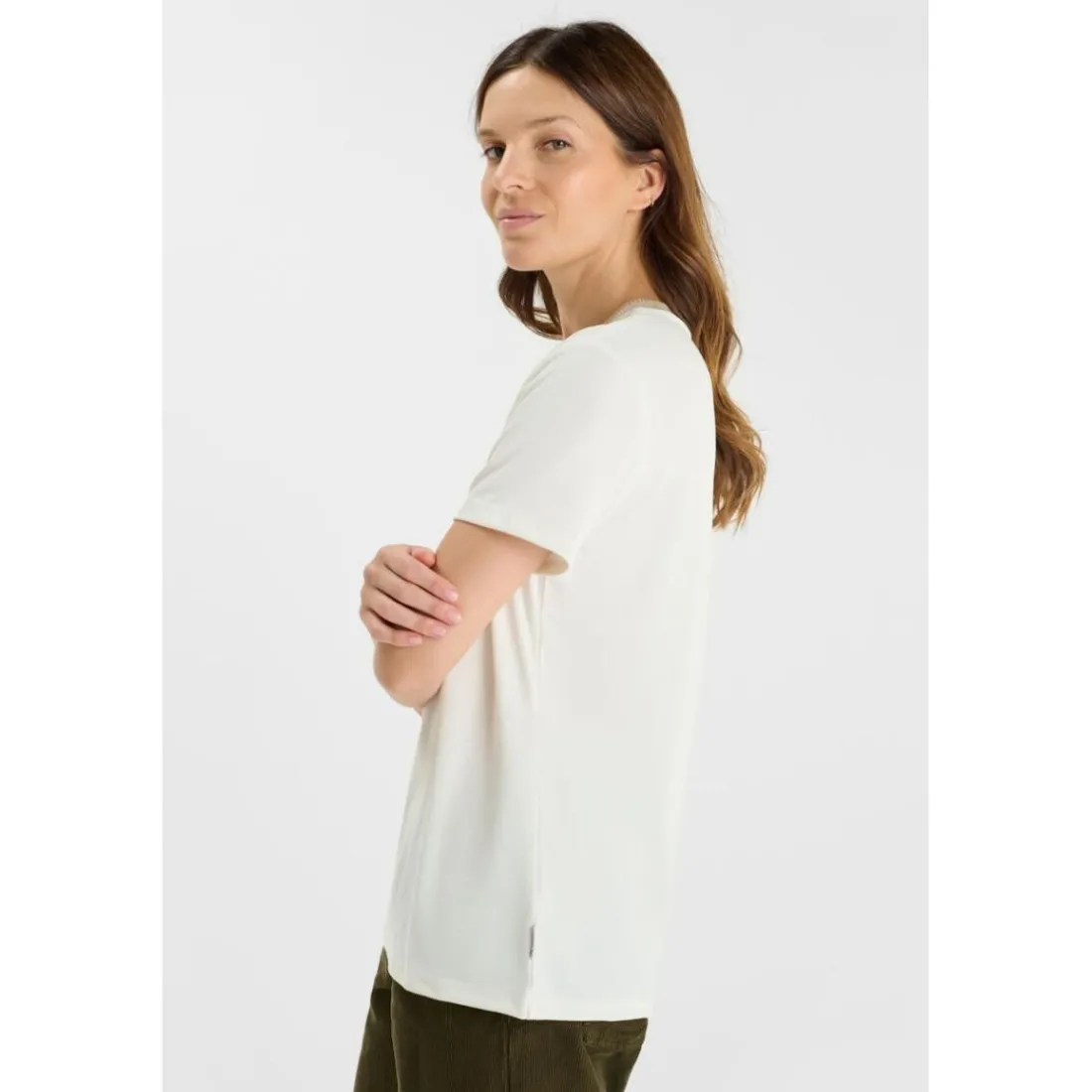 Tee-Shirt FUKA blanc en coton Maya