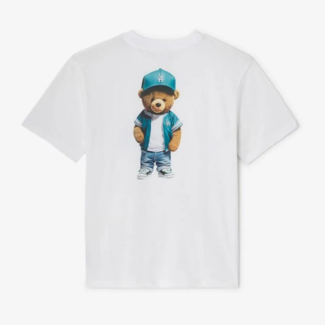 Tee-Shirt garçon à imprimé tendance LOMBO blanc en coton Noel