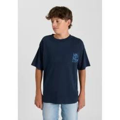 Tee-Shirt garçon ARIBO bleu Ian en coton