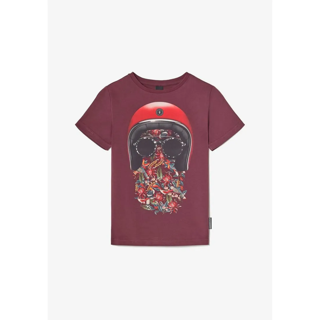 Tee-shirt garçon GREGORBO rouge en coton