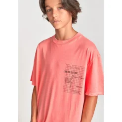 Tee-shirt garçon HYACIBO saumon