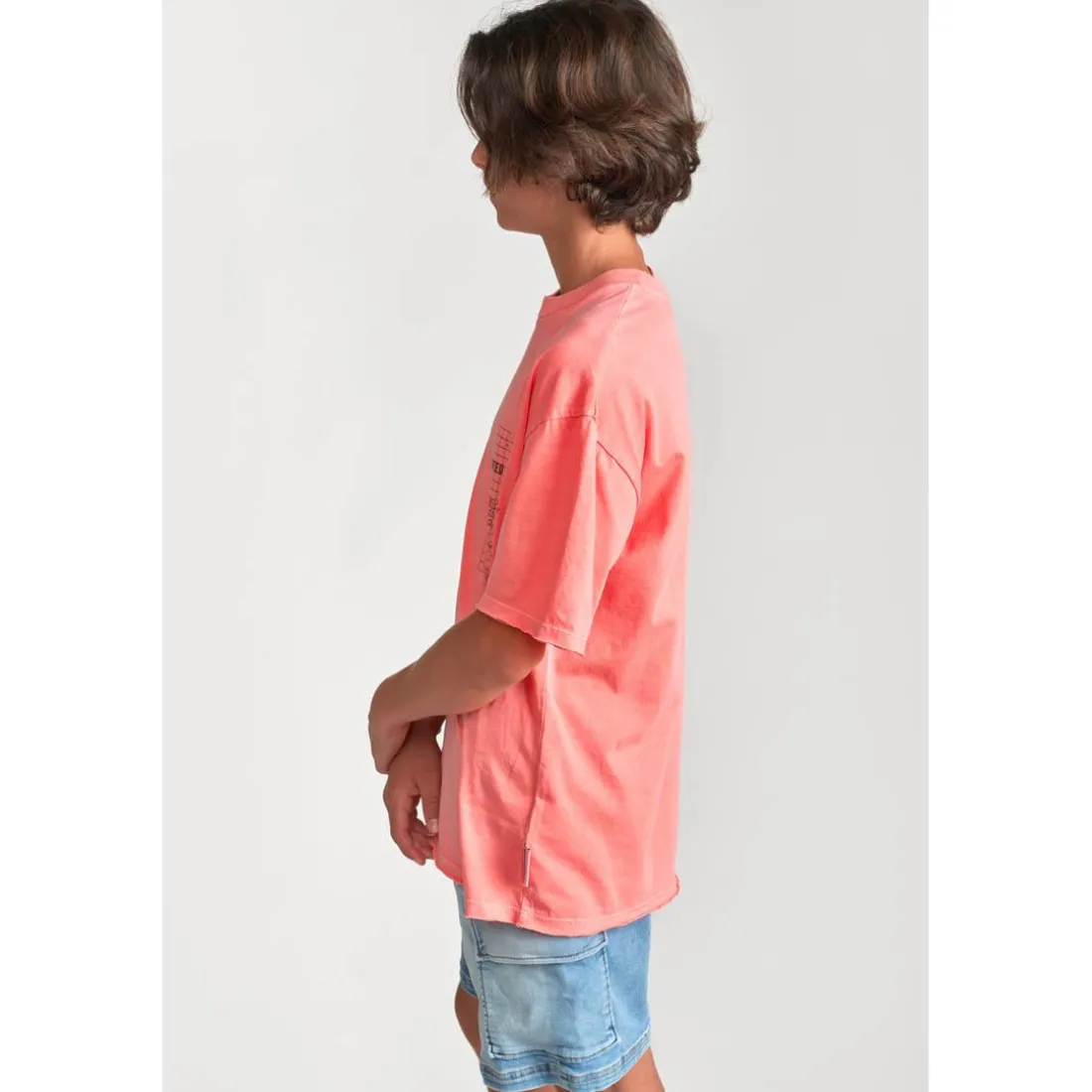 Tee-shirt garçon HYACIBO saumon