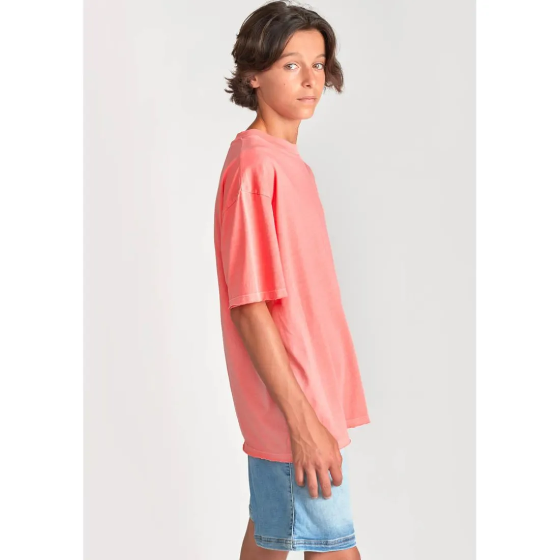 Tee-shirt garçon HYACIBO saumon