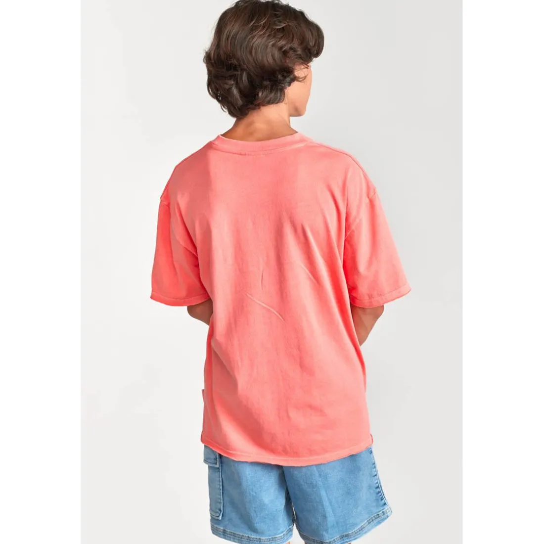 Tee-shirt garçon HYACIBO saumon