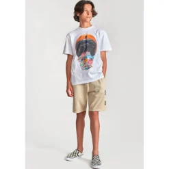 Tee-shirt garçon JAKEBO blanc