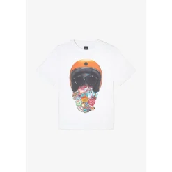 Tee-shirt garçon JAKEBO blanc