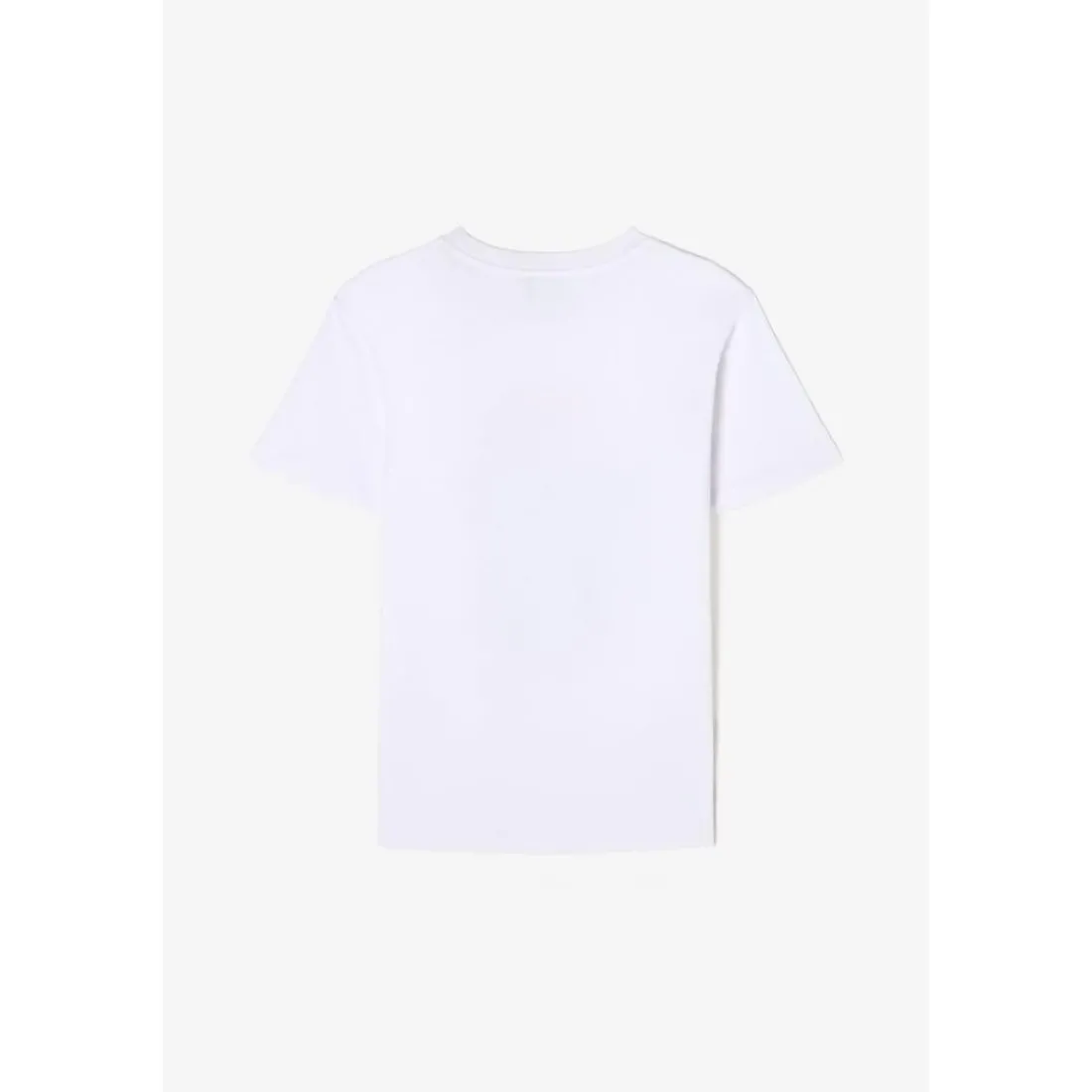 Tee-Shirt garçon LEPICBO blanc Umar en coton