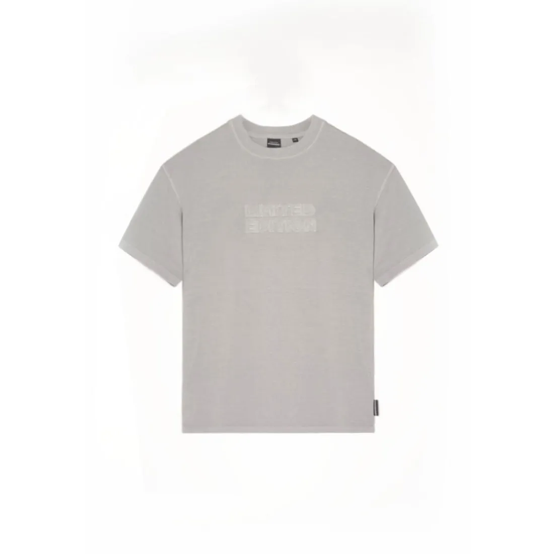 Tee-Shirt garçon LESABO gris Pete en coton