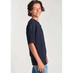 Tee-shirt garçon SCULLYBO bleu en coton