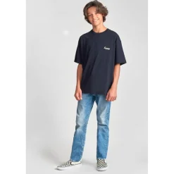 Tee-shirt garçon SCULLYBO bleu en coton