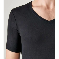 Tee-shirt Manches Courtes Noir Thermolactyl