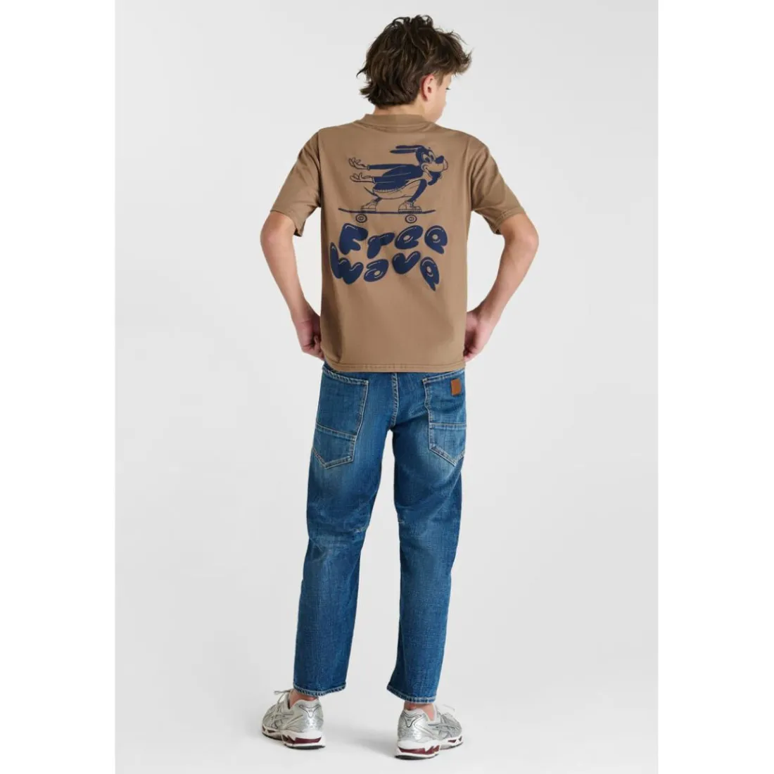 Tee-Shirt marron Luke en coton