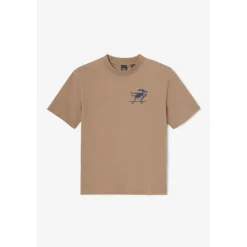 Tee-Shirt marron Luke en coton
