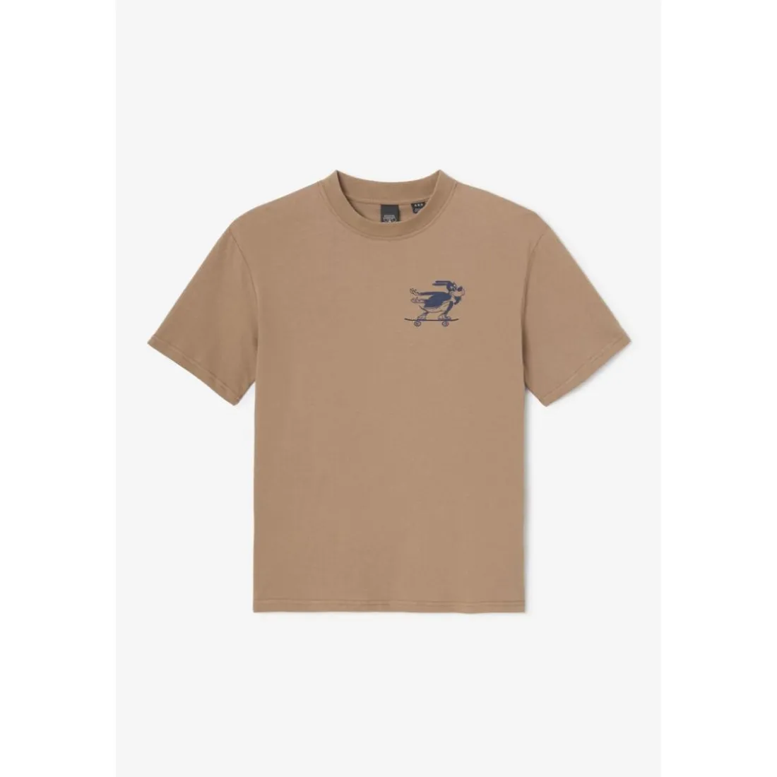 Tee-Shirt marron Luke en coton