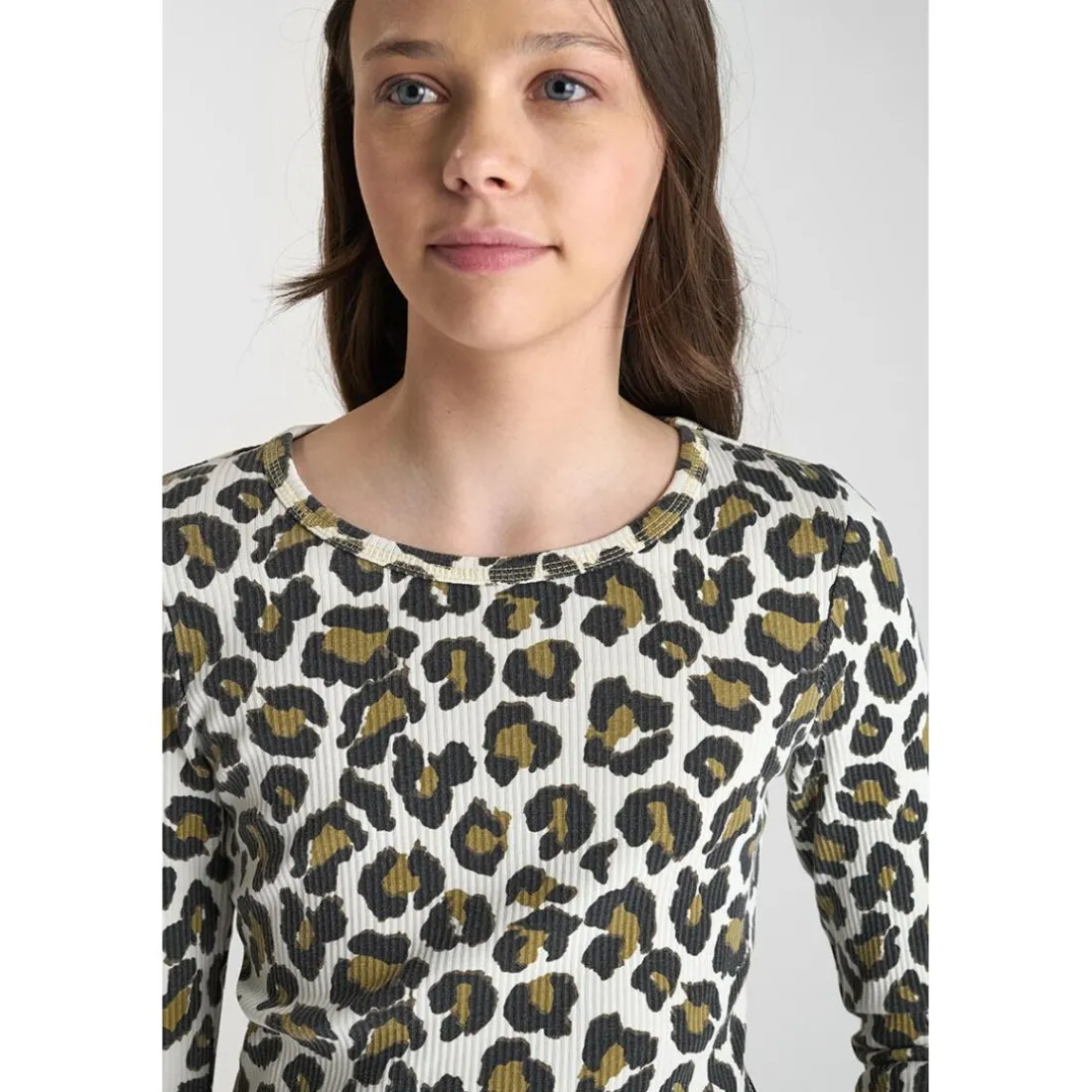 Tee-Shirt marron Mia en coton