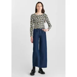 Tee-Shirt marron Mia en coton