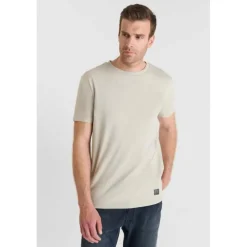 Tee-Shirt OBROWN blanc en coton Fabe